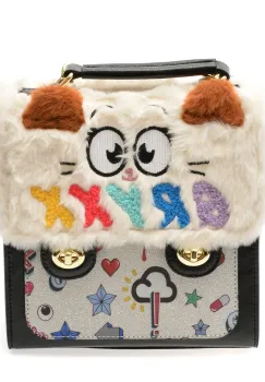 Geanta GRYXX alb-negru, 2756, din piele ecologica imagine