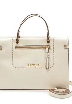 Geanta GRYXX alba, 3880, din piele ecologica imagine