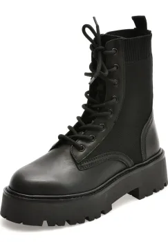 Ghete ALDO negre, 13838669, din piele naturala imagine