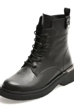 Ghete ALDO negre, M893, din piele naturala imagine