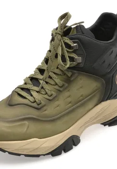 Ghete BITE THE BULLET kaki, LN15, din piele naturala imagine