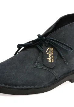 Ghete CLARKS bleumarin, DESBTEV, din piele intoarsa imagine