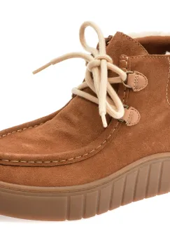 Ghete CLARKS maro, MYKAIZZ, din piele intoarsa imagine