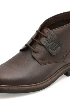 Ghete CLARKS maro, NEWFORD MID WP, din piele naturala imagine