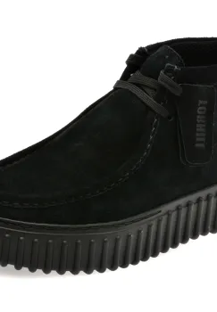 Ghete CLARKS negre, TORHILL MOSS, din piele intoarsa imagine