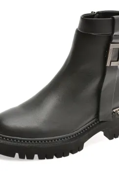 Ghete EPICA negre, 684H36, din piele naturala imagine