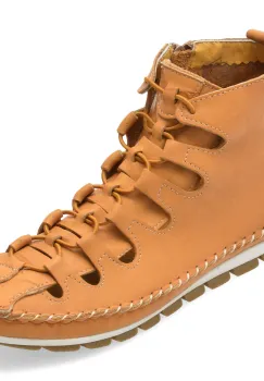 Ghete FLAVIA PASSINI galbene, 2175, din piele naturala imagine