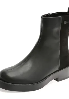 Ghete FLAVIA PASSINI negre, 55974, din piele naturala imagine