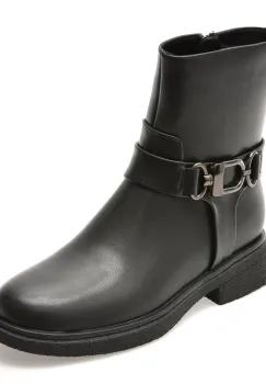 Ghete FLAVIA PASSINI negre, 8281, din piele naturala imagine