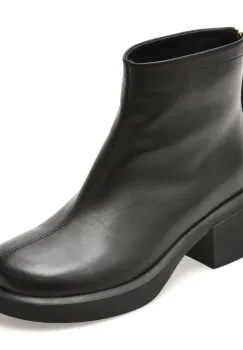 Ghete FLAVIA PASSINI negre, 887, din piele naturala imagine