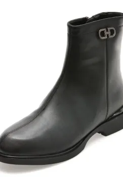 Ghete FLAVIA PASSINI negre, DX1285, din piele naturala imagine