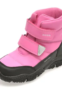 Ghete GEOX fucsia, B4654B, din material textil imagine