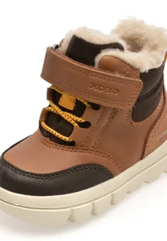 Ghete GEOX maro, B365BC, din piele ecologica imagine