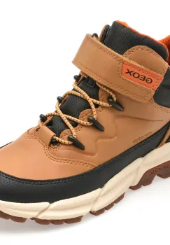 Ghete GEOX maro, J36LCG, din piele ecologica imagine