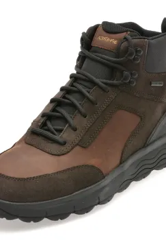 Ghete GEOX maro, U46FDB, din piele naturala imagine