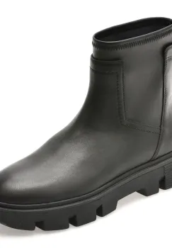 Ghete GEOX negre, D26UAC, din piele naturala imagine