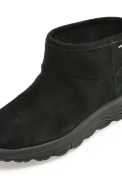 Ghete GEOX negre, D5626B, din piele intoarsa imagine