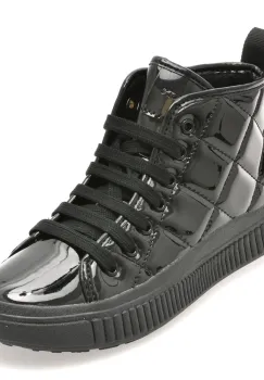 Ghete GEOX negre, J56M3F, din piele ecologica lacuita imagine