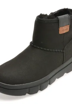 Ghete GEOX negre, J56NCA, din piele ecologica imagine