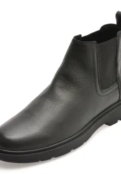Ghete GEOX negre, U36D1C, din piele naturala imagine