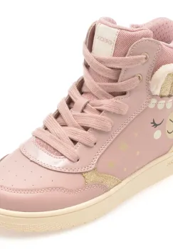 Ghete GEOX roz, J56HXE, din piele ecologica imagine