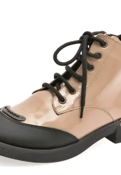 Ghete GRYXX gri, 527314, din piele naturala lacuita imagine