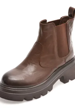 Ghete GRYXX maro, 38821, din piele naturala imagine