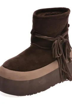 Ghete GRYXX maro, 6906, din piele intoarsa imagine