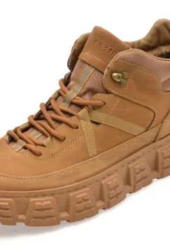 Ghete GRYXX maro, LN18, din piele naturala imagine