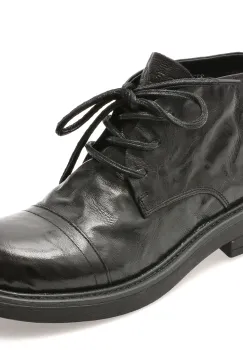 Ghete GRYXX negre, 37763, din piele naturala imagine