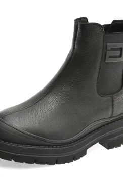 Ghete GRYXX negre, 5214, din piele naturala imagine