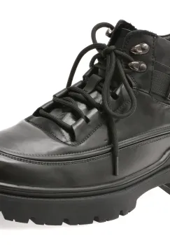 Ghete GRYXX negre, 8099, din piele naturala imagine