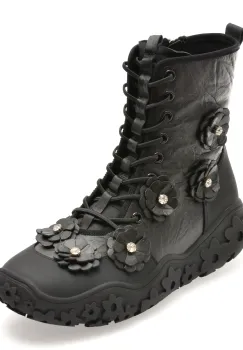 Ghete GRYXX negre, AD20, din piele naturala imagine