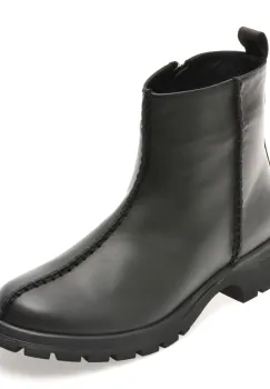 Ghete IMAGE negre, 208300, din piele naturala imagine