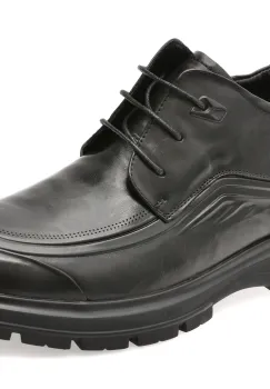 Ghete OTTER negre, 8078, din piele naturala imagine