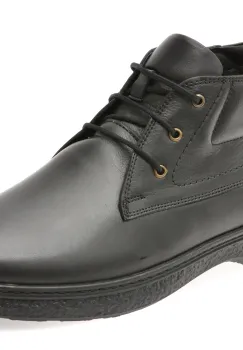 Ghete OTTER negre, SH8623, din piele naturala imagine