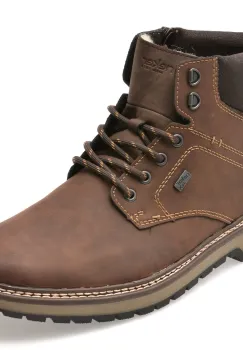 Ghete RIEKER maro, F3812, din piele naturala imagine