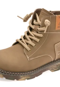 Ghete SELECTION KIDS maro, 532203, din piele naturala imagine