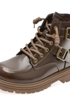 Ghete SELECTION KIDS maro, 532205, din piele naturala imagine