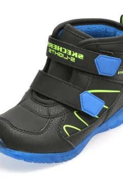 Ghete SKECHERS negre, 407613N, din piele ecologica imagine