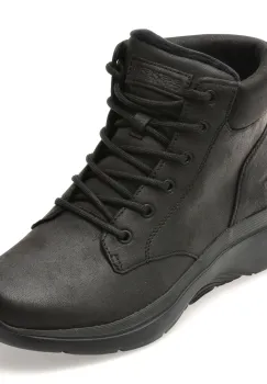 Ghete SKECHERS negre, GO WALK ARCH FIT 2.0 BOOT, din material textil imagine