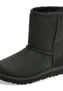 Ghete UGG negre, CLASSIC II, din piele intoarsa imagine