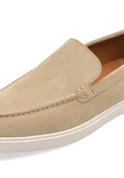 Mocasini BITE THE BULLET gri, MS010, din piele intoarsa imagine