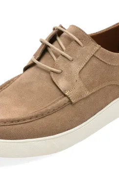 Mocasini BITE THE BULLET gri, RM118, din piele intoarsa imagine