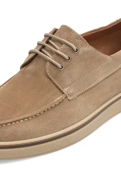 Mocasini CARIBU gri, 2197710, din piele intoarsa imagine