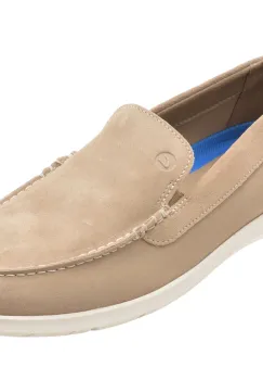 Mocasini CLARKS bej, FLEXSTE, din piele intoarsa imagine