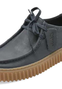 Mocasini CLARKS bleumarin, TORHILL LO, din piele naturala imagine