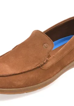 Mocasini CLARKS maro, FLEXSTE, din piele intoarsa imagine