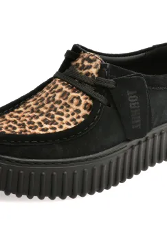 Mocasini CLARKS negri, TORHILL BEE, din piele intoarsa imagine