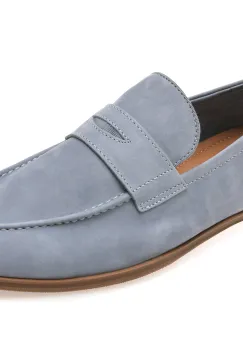 Mocasini eleganti ALDO albastri, JOURNEY 456, din nabuc imagine